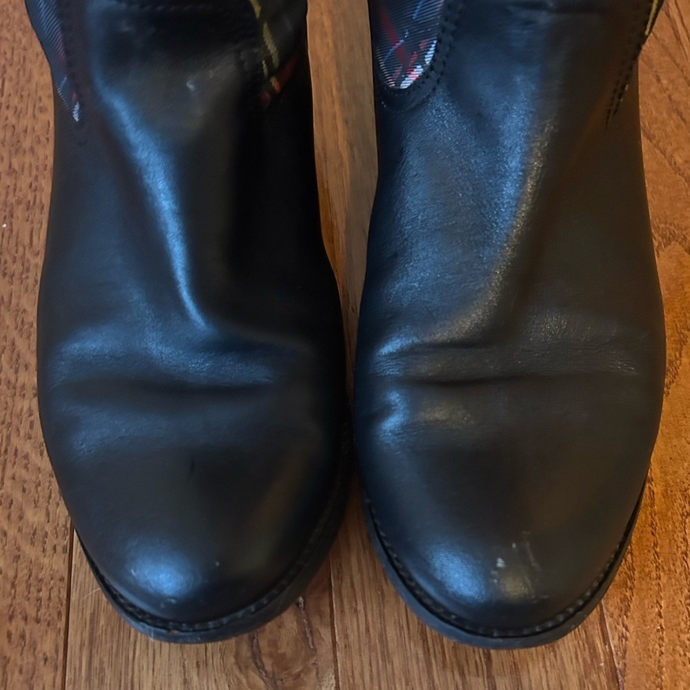 Coach Chrissi Tartan Plaid Knee-High Boots - Picture 4 of 11